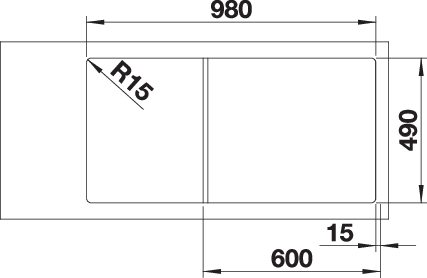BLANCO AXIA III XL 6 S (525858)
