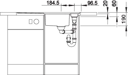 BLANCO AXIS III 5 S-IF (522103)