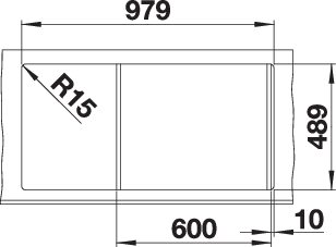 BLANCO AXIS III 6 S-IF (522104)