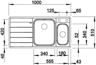 BLANCO AXIS III 6 S-IF (522104)