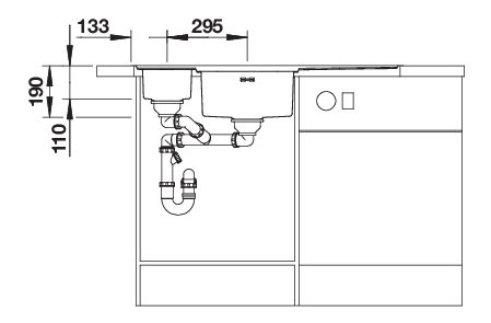 BLANCO AXIS III 6 S-IF (522105)