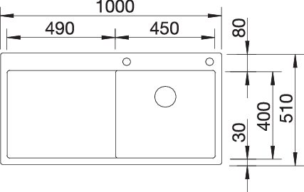 BLANCO CLARON 5 S-IF (521625)