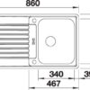 BLANCO CLASSIC Pro 45 S-IF (523661)