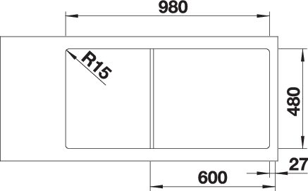 BLANCO CLASSIMO XL 6 S-IF (525327)