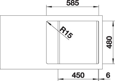 BLANCO DINAS 45 S Mini (525123)