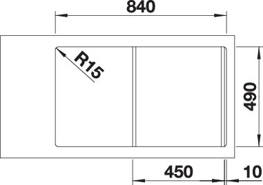 BLANCO DIVON II 45 S-IF (521658)
