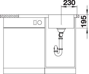 BLANCO DIVON II 45 S-IF (521658)