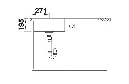 BLANCO DIVON II 5 S-IF (521659)