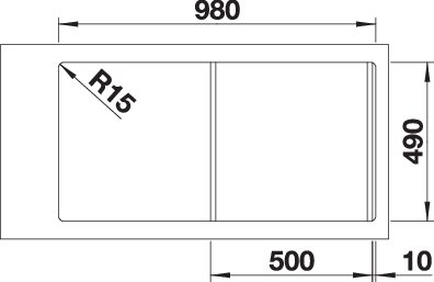 BLANCO DIVON II 5 S-IF (521660)