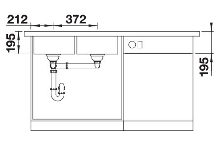 BLANCO DIVON II 8 S-IF (521664)