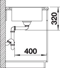 BLANCO ELON XL 6 S-F (524855)
