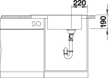 BLANCO ELON XL 6 S (524838)