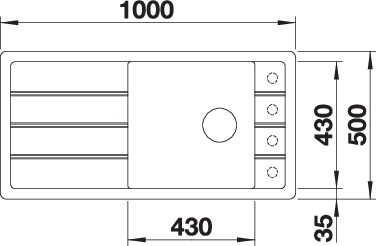 BLANCO FARON XL 6 S (524803)