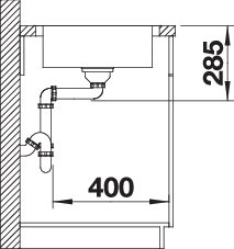 BLANCO LANTOS 45 S-IF Compact (519059)
