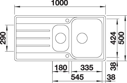 BLANCO LEMIS 6 S-IF (523033)