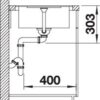 BLANCO METRA 45 S-F (519088)