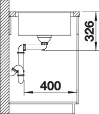 BLANCO METRA 5 S-F (519104)