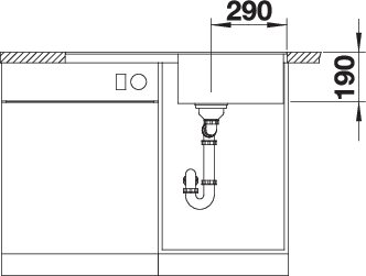 BLANCO METRA 5 S-F (527111)