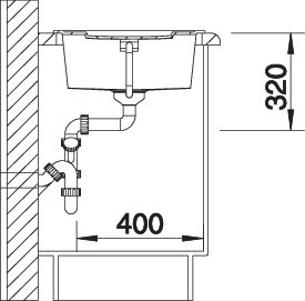 BLANCO METRA 5 S (515041)