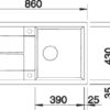 BLANCO METRA 5 S (515041)