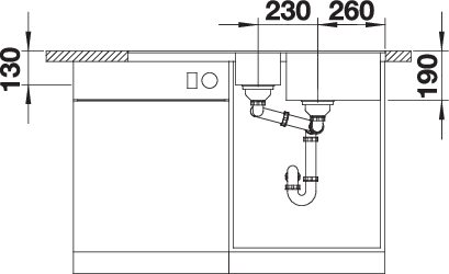 BLANCO METRA 6 S-F (519118)