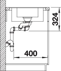 BLANCO METRA 6 S-F (519118)