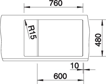 BLANCO METRA 6 S Compact (513473)