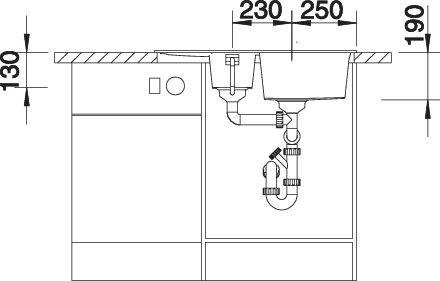 BLANCO METRA 6 S Compact (513473)