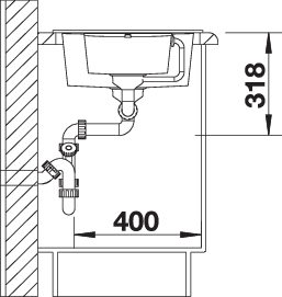 BLANCO METRA 6 S Compact (513473)