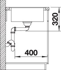 BLANCO METRA XL 6 S-F (518883)