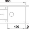 BLANCO METRA XL 6 S-F (518883)