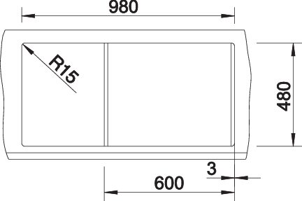 BLANCO METRA XL 6 S (517360)