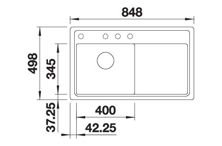 BLANCO ZENAR 45 S-F (523833)