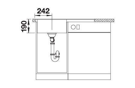 BLANCO ZENAR 45 S-F (523836)