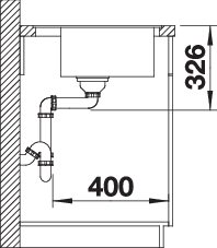 BLANCO ZENAR 45 S-F (523836)