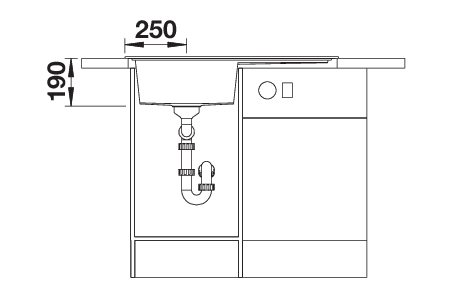BLANCO ZENAR 45 S (526034)