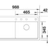BLANCO ZENAR XL 6 S-F (523905)
