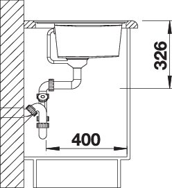BLANCO ZENAR XL 6 S-F (523908)