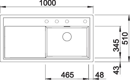 BLANCO ZENAR XL 6 S (523971)