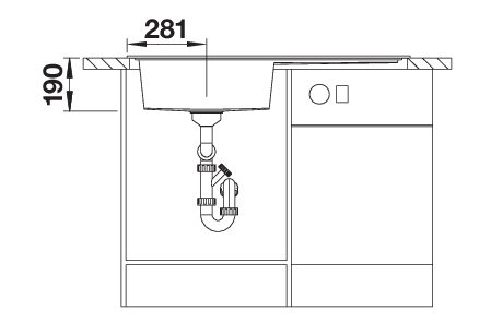 BLANCO ZENAR XL 6 S (524011)