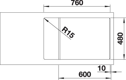 BLANCO ZIA XL 6 S Compact (526018)