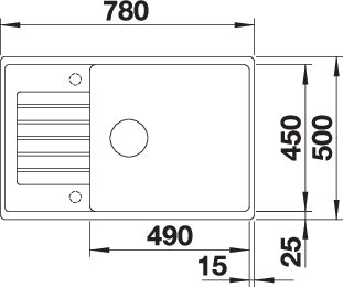 BLANCO ZIA XL 6 S Compact (526018)