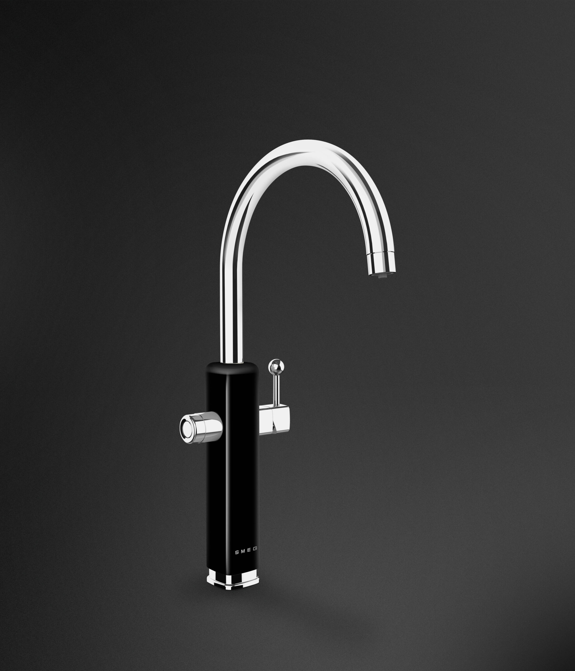 Smeg MAF50BL schwarz 50`S Retro Style Wasserfilterarmatur – Einhebelmischer