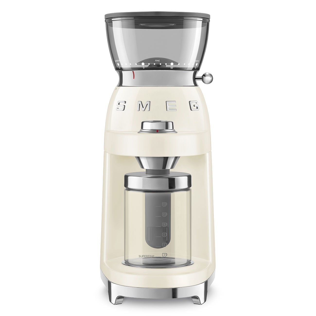 Smeg CGF03CREU Kaffeemühle in Creme