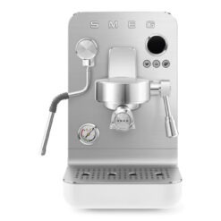 Smeg EMC02WHMEU Kompakte Siebträgermaschine Mini Pro in Weiß