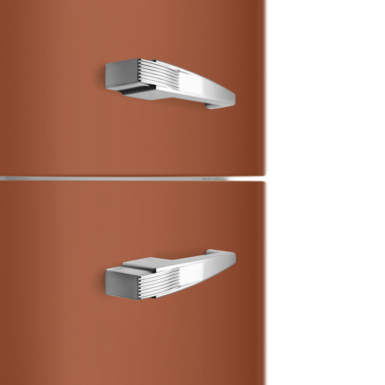 Smeg FAB32RACM6 Retro-Kühl-/Gefrierkombination in Amber Clay – Galerieansicht 6
