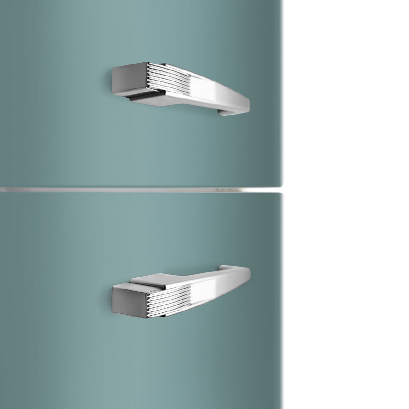 Smeg FAB32REGM6 Retro-Kühl-/Gefrierkombination in Emerald Green-Matt – Galerieansicht 6