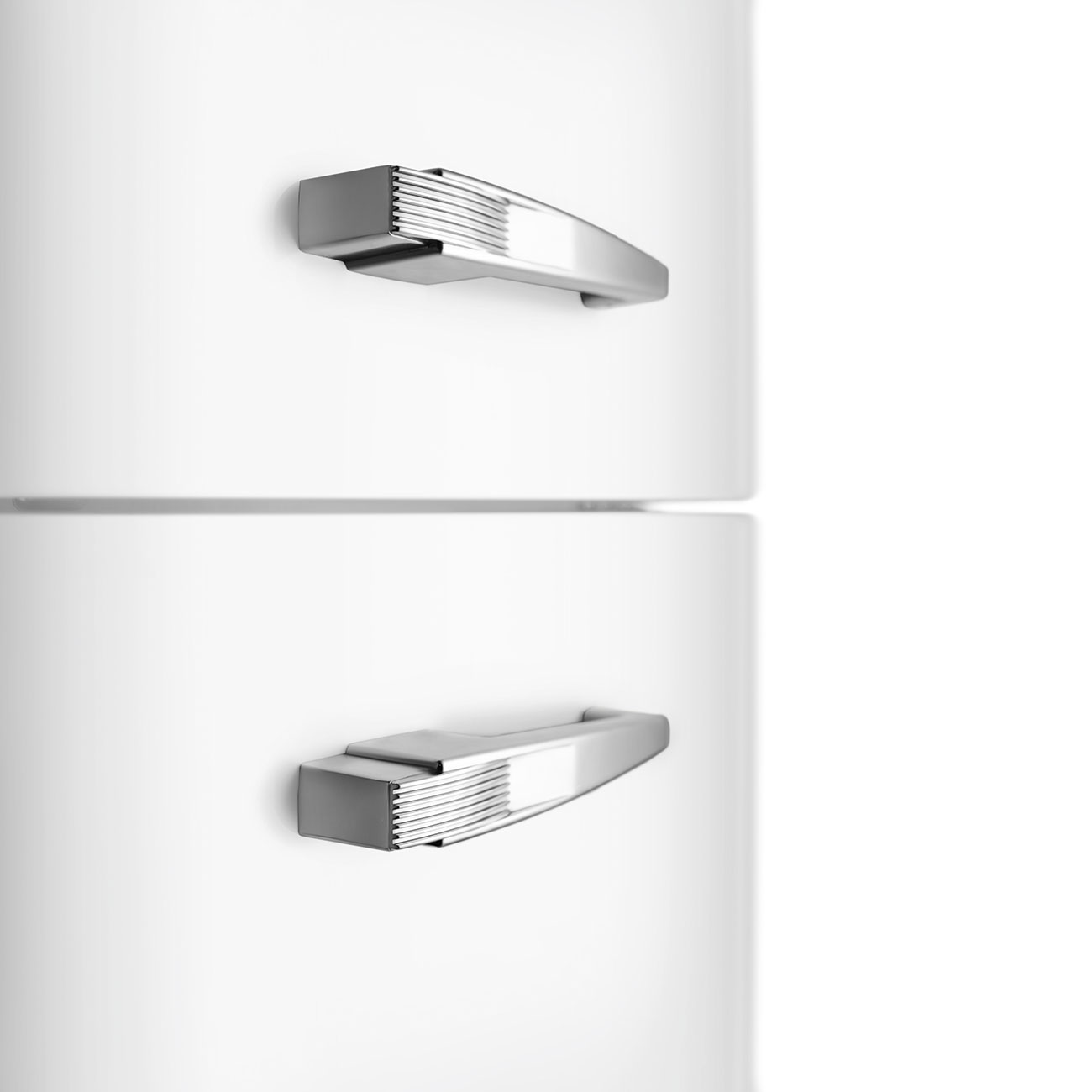 Smeg FAB32RWHM6 Retro-Kühl-/Gefrierkombination in Weiß-Matt – Galerieansicht 6