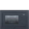 Smeg FMI120G Kompakt-Mikrowelle + Grill in Neptune Grey