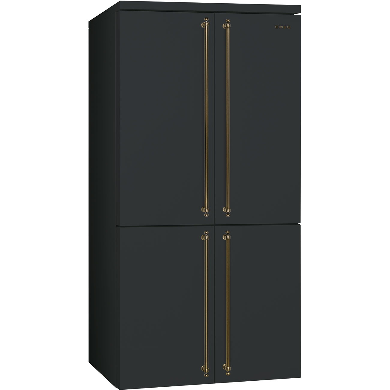 Smeg FQ60CAO6 French-Door Stand-Kühl-/Gefrierkombination in Anthrazit